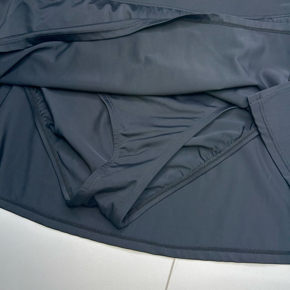 BAL HARBOUR‎ Black Swim Skirt Size XL Beach Summer Pool Full Coverage UPF 50 - Picture 8 of 11